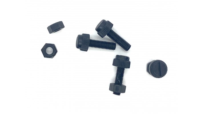 BOLT AND NUT FOR LICENCE PLATE   NYLON         RJ1-4-2A  